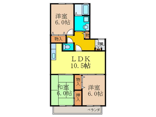 レナ水尾の物件間取画像